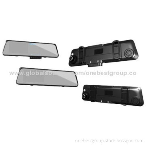 Rear-view Mirror Recorder 4.3-inch Digital LCD Monitors with Car Reversing Backup Camera
